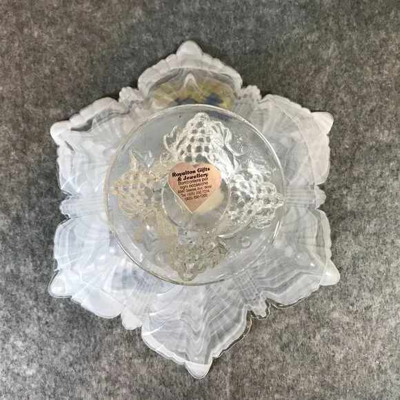 Murano Swirl White Bowl Casa Elite Arte Murano Designed by M. Valenti - Picture 7 of 7